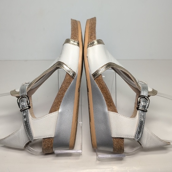 Naot Fiona white wedge sandals womans size 4-4.5 EU 35 - Picture 10 of 16